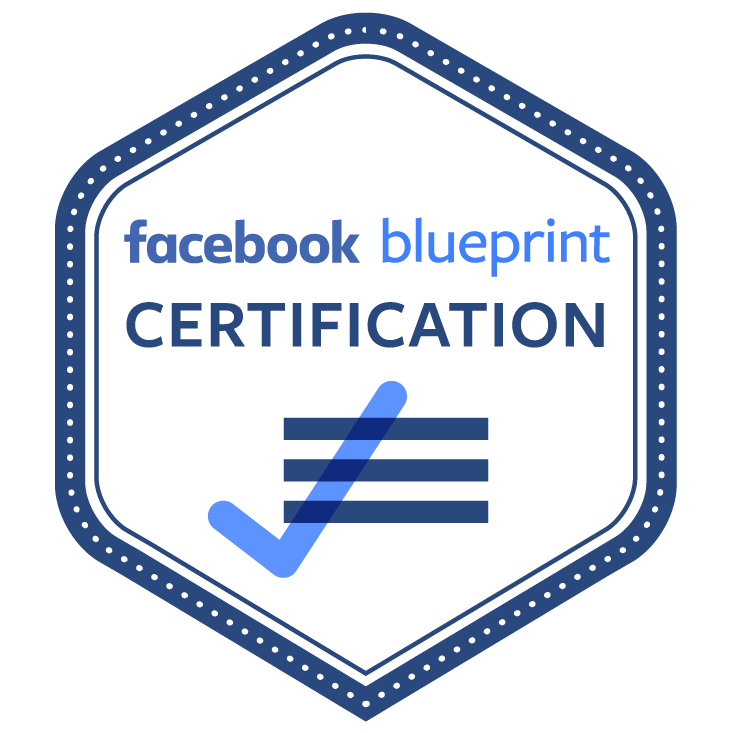 A Facebook blueprint certification.